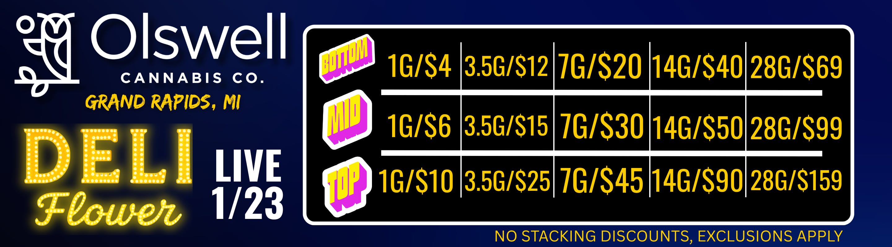 Olswell Cannabis Co listing banner