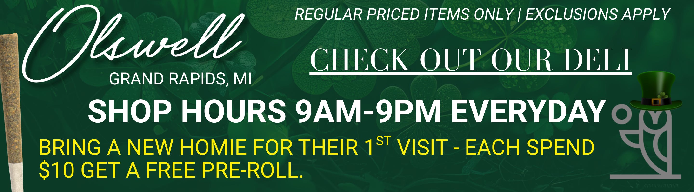 Olswell Cannabis Co listing banner