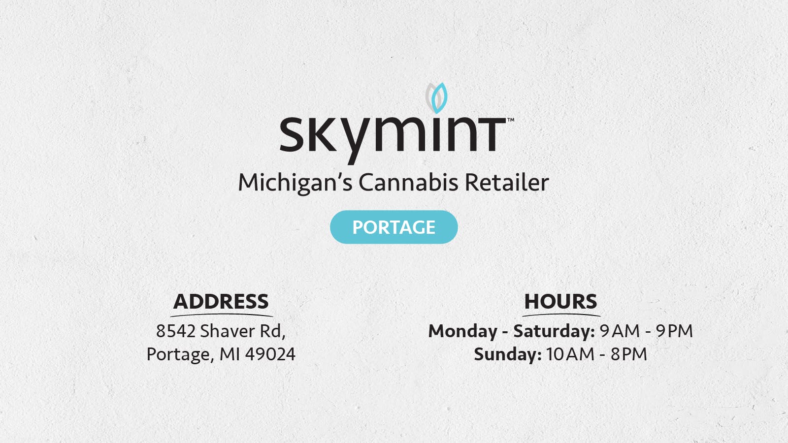 Skymint Portage listing banner