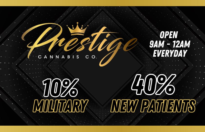 Prestige Cannabis Co. listing banner