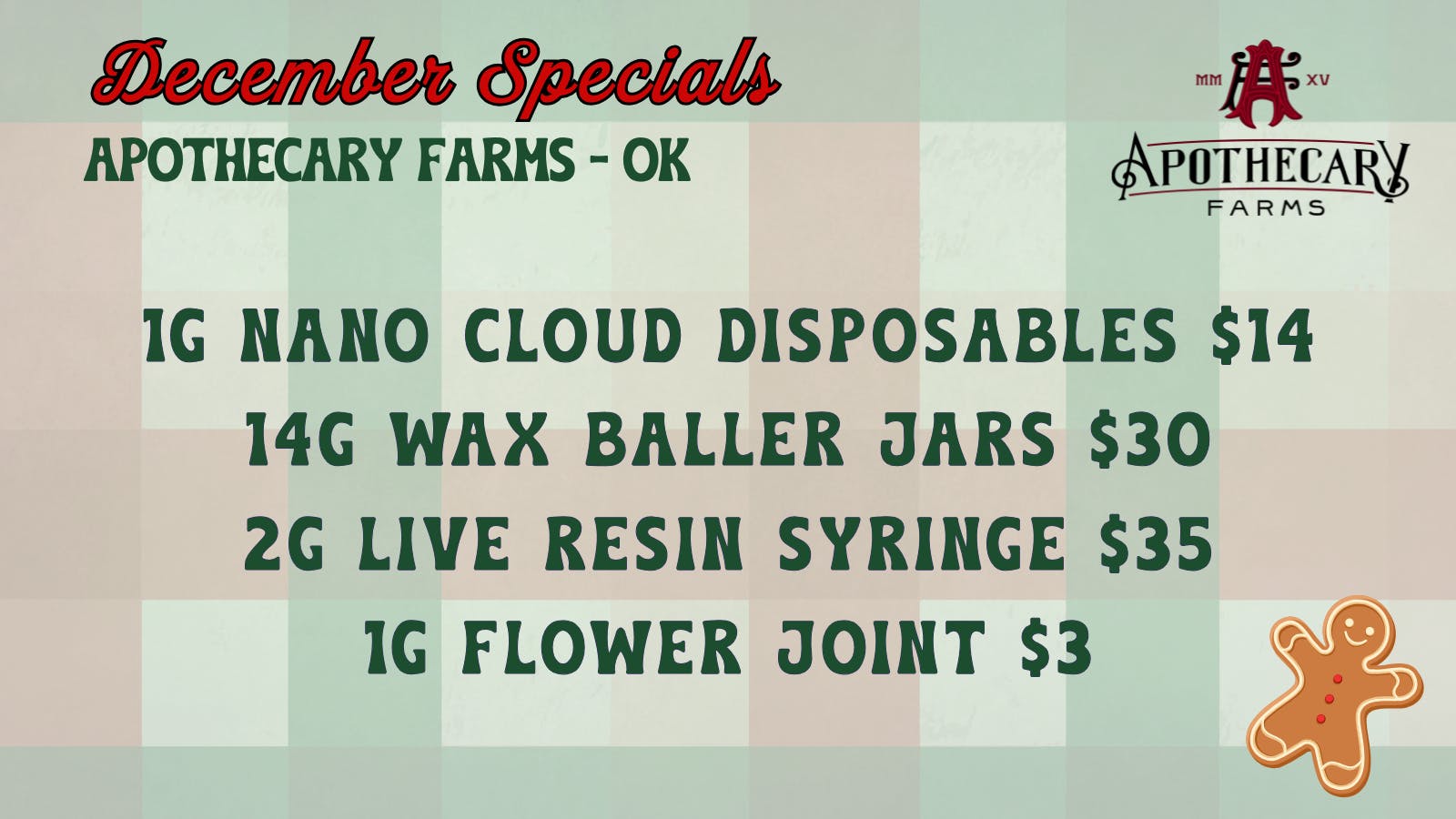 Apothecary Farms - OKC listing banner