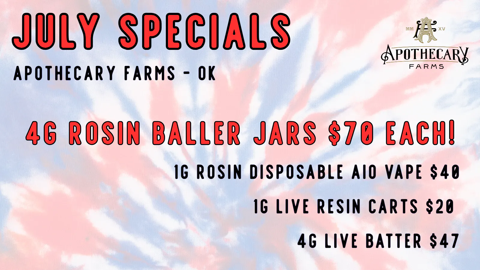 Apothecary Farms - OKC listing banner