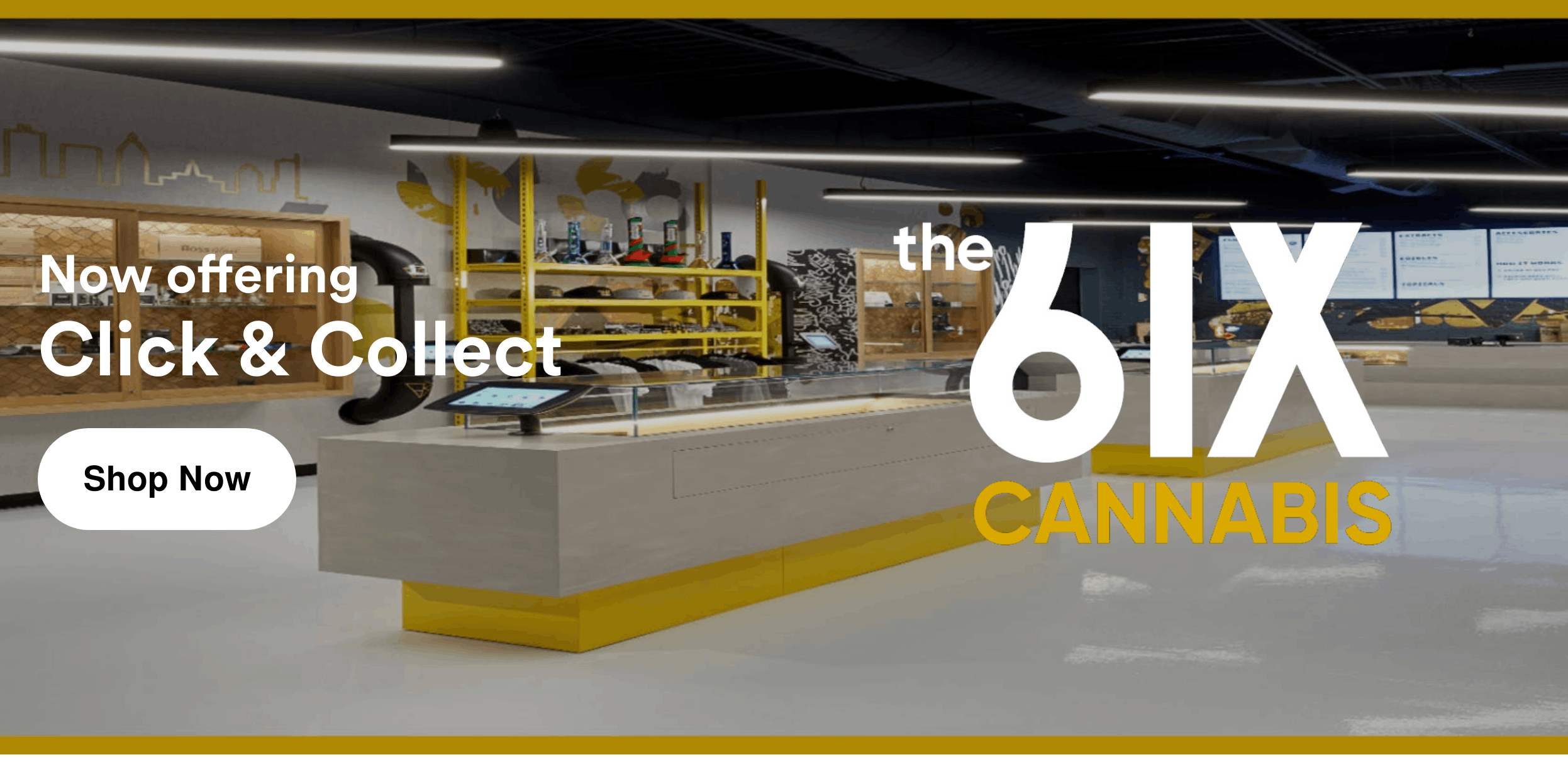 The 6ix Cannabis listing banner
