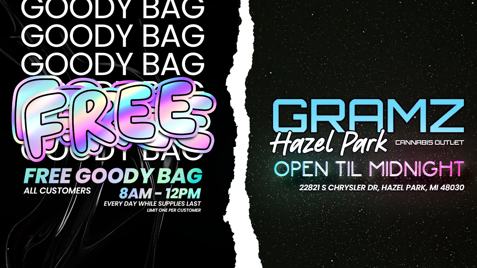 Gramz Cannabis - Hazel Park listing banner