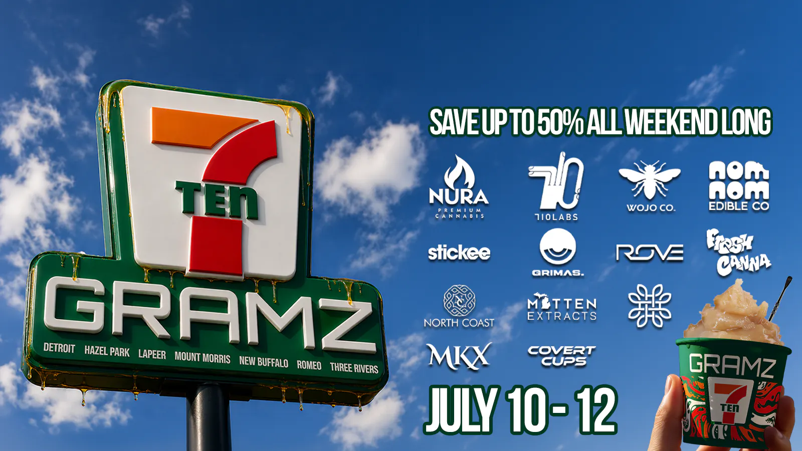 Gramz Cannabis - Hazel Park listing banner