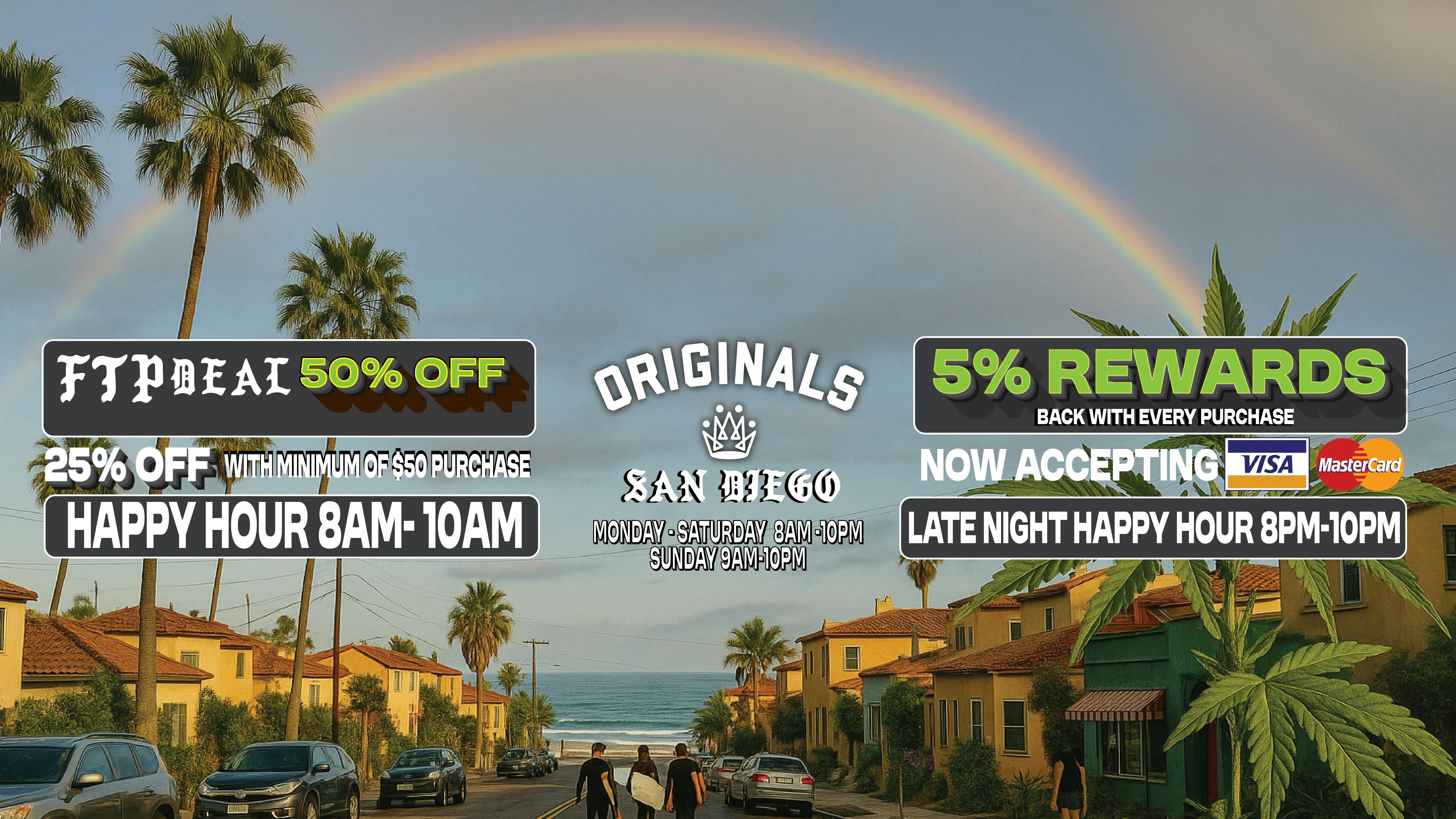 Originals San Diego listing banner