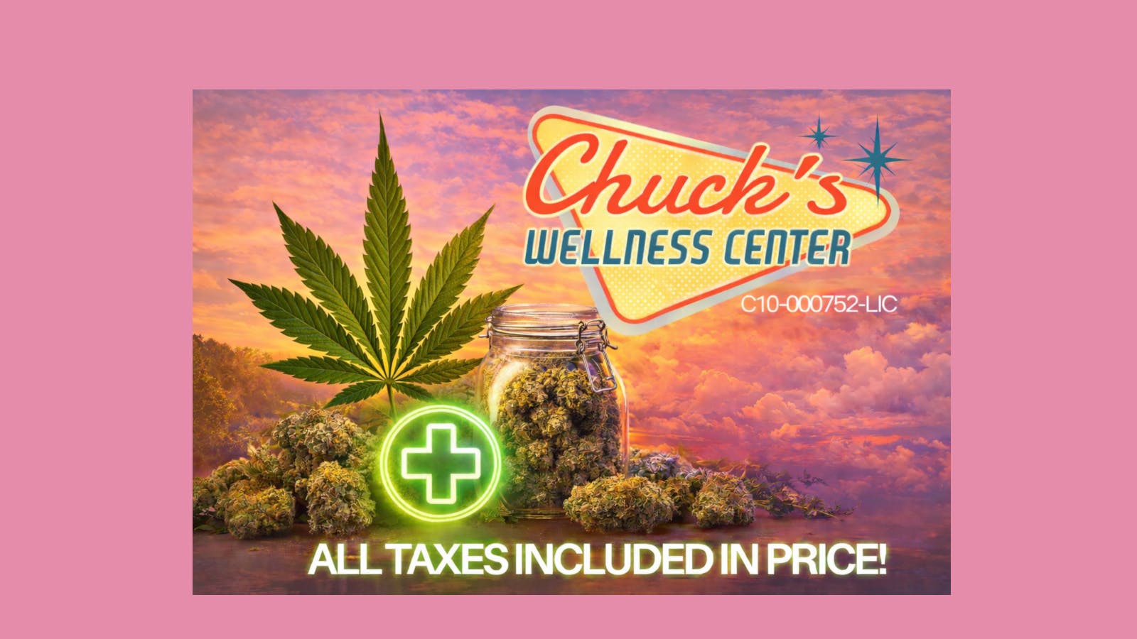 Chuck's Wellness Center - Taxes Included in Prices! listing banner