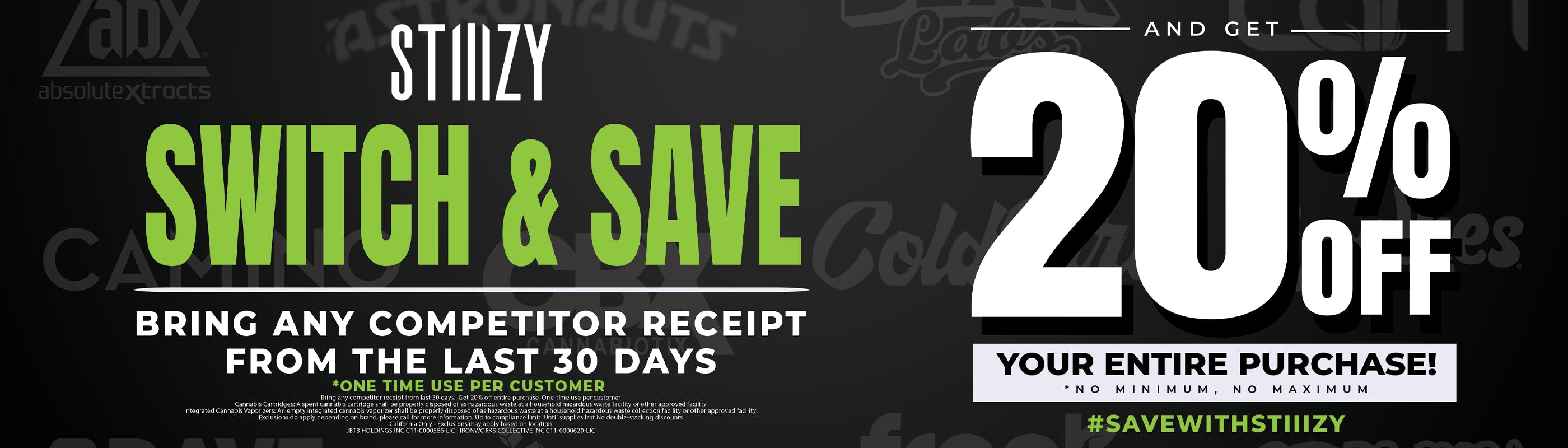 STIIIZY Pomona listing banner