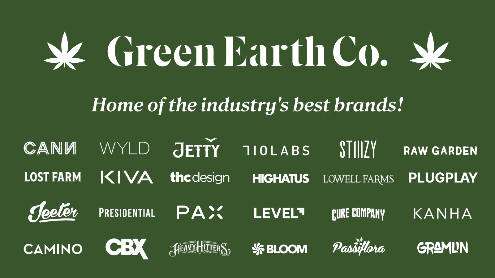 Green Earth Co. Granada Hills listing banner