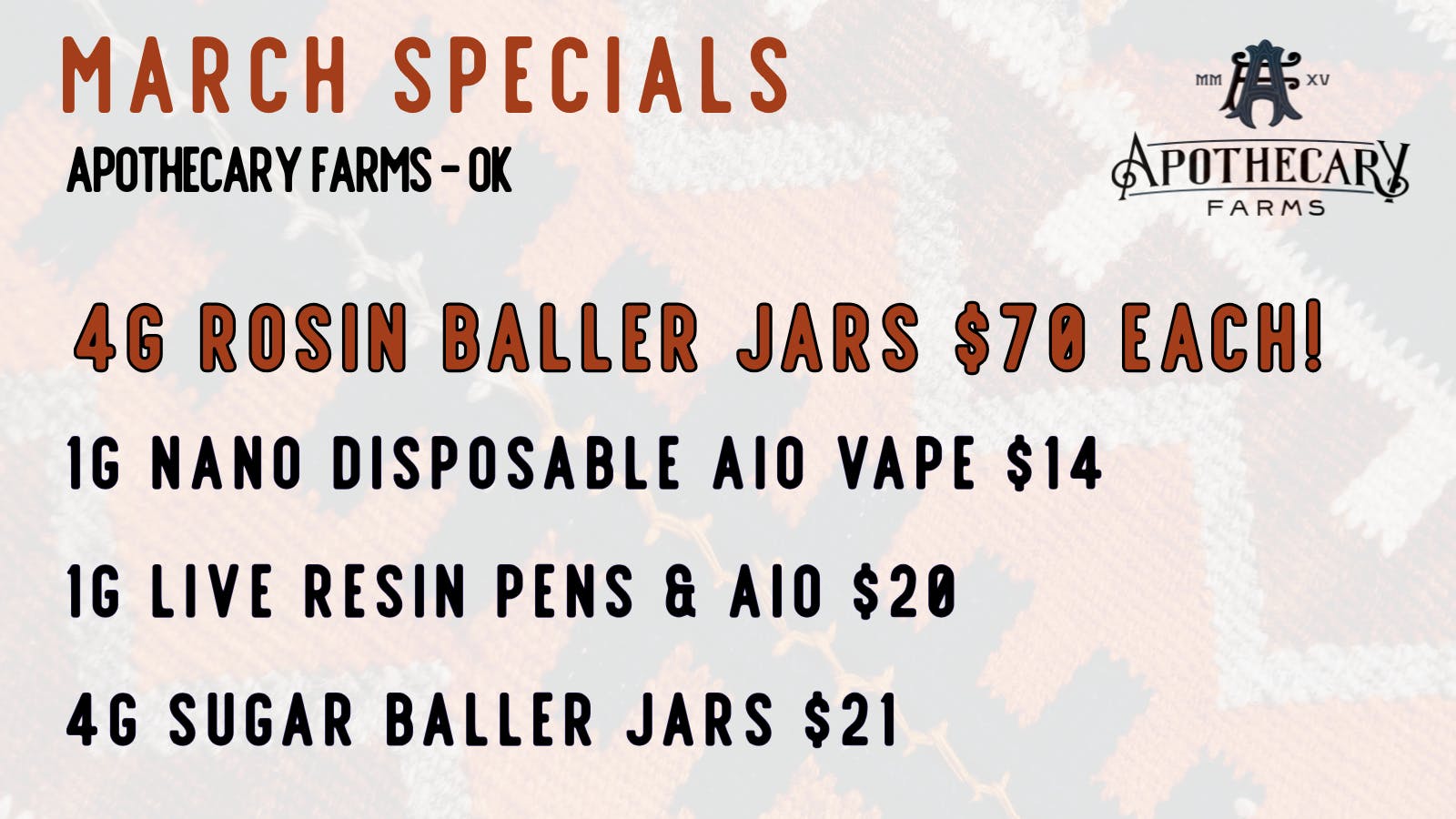 Apothecary Farms - Tulsa listing banner