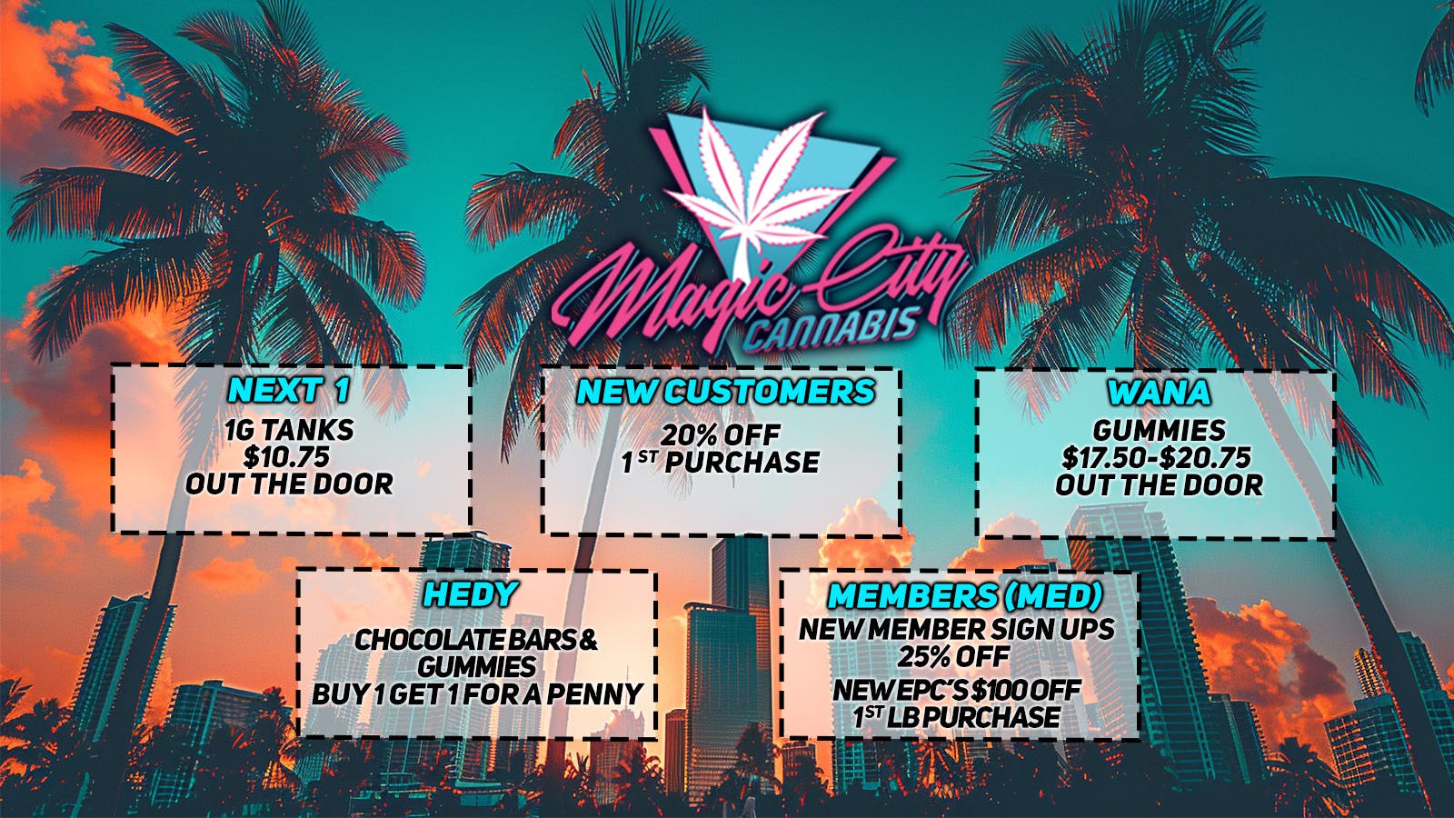 Magic City Cannabis - Colorado listing banner