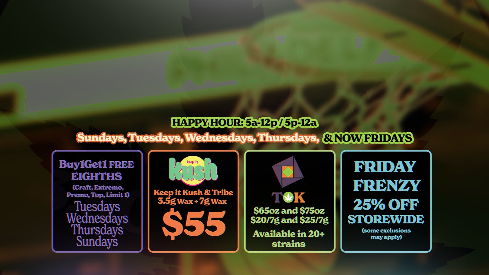 Kush House - 24 Hours Never Closed & Drive Thru! - Moore listing banner