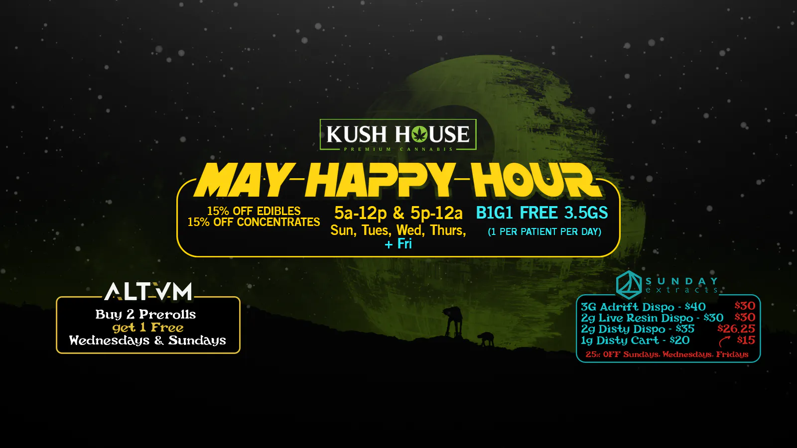 Kush House - 24 Hours Never Closed & Drive Thru! - Moore listing banner