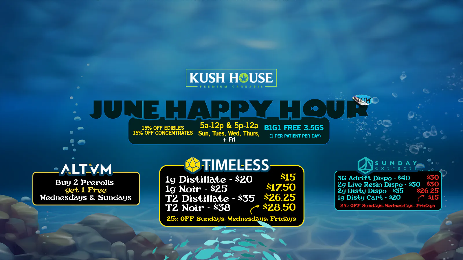 Kush House - 24 Hours Never Closed & Drive Thru! - Moore listing banner