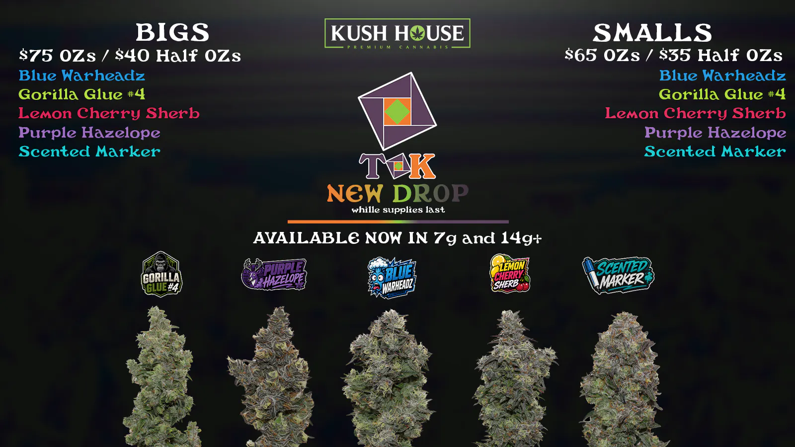 Kush House - 24 Hours Never Closed & Drive Thru! - Moore listing banner