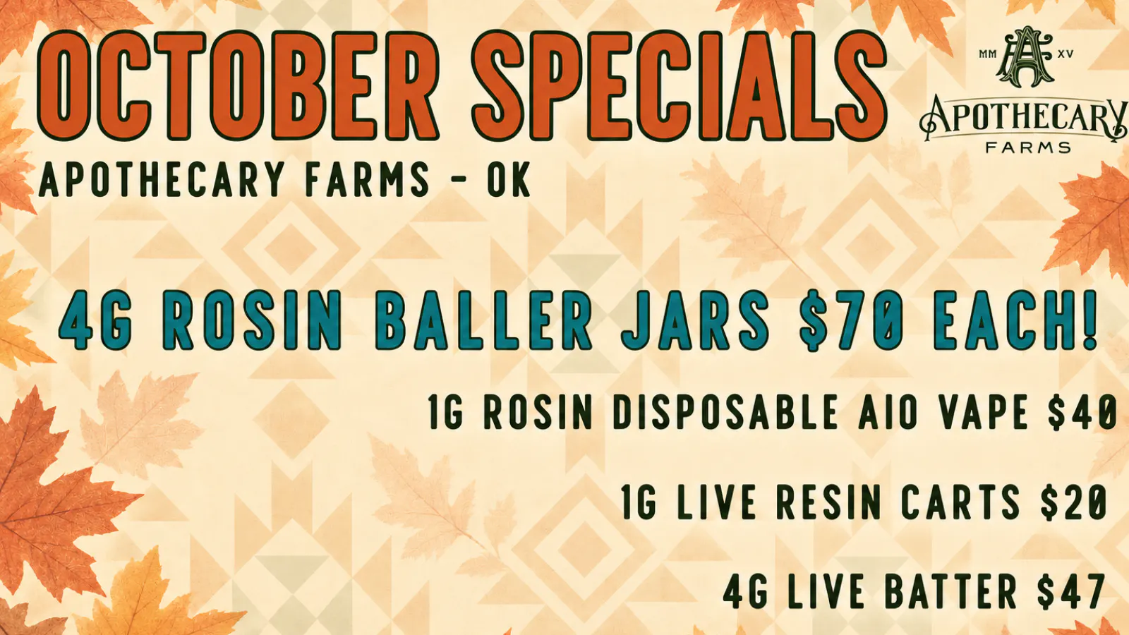 Apothecary Farms - Durant listing banner