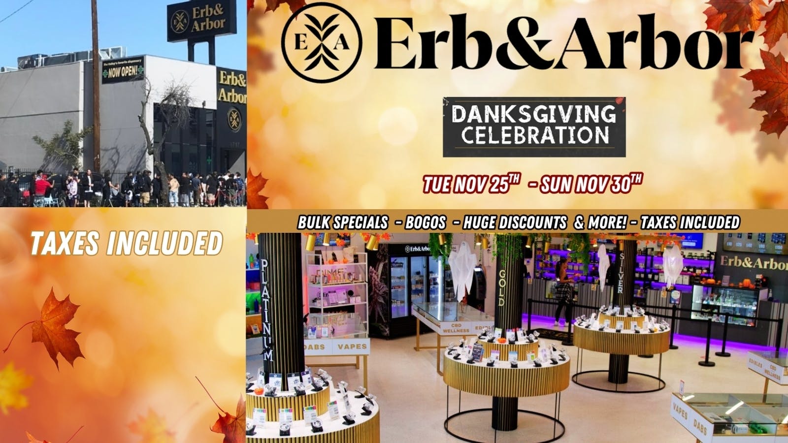Erb & Arbor listing banner