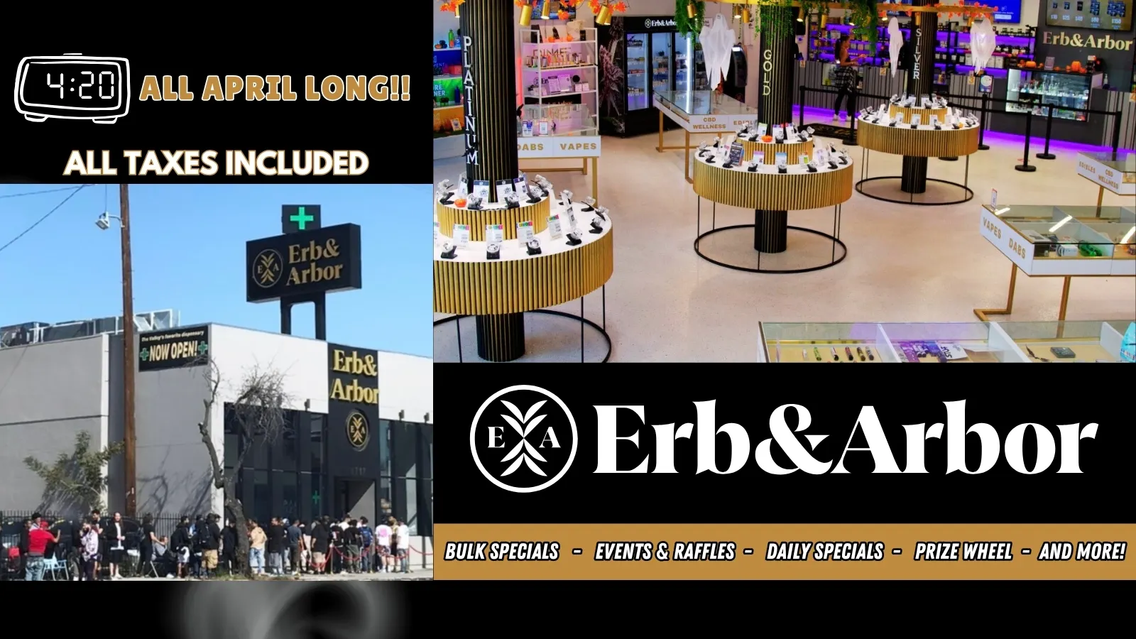 Erb & Arbor listing banner