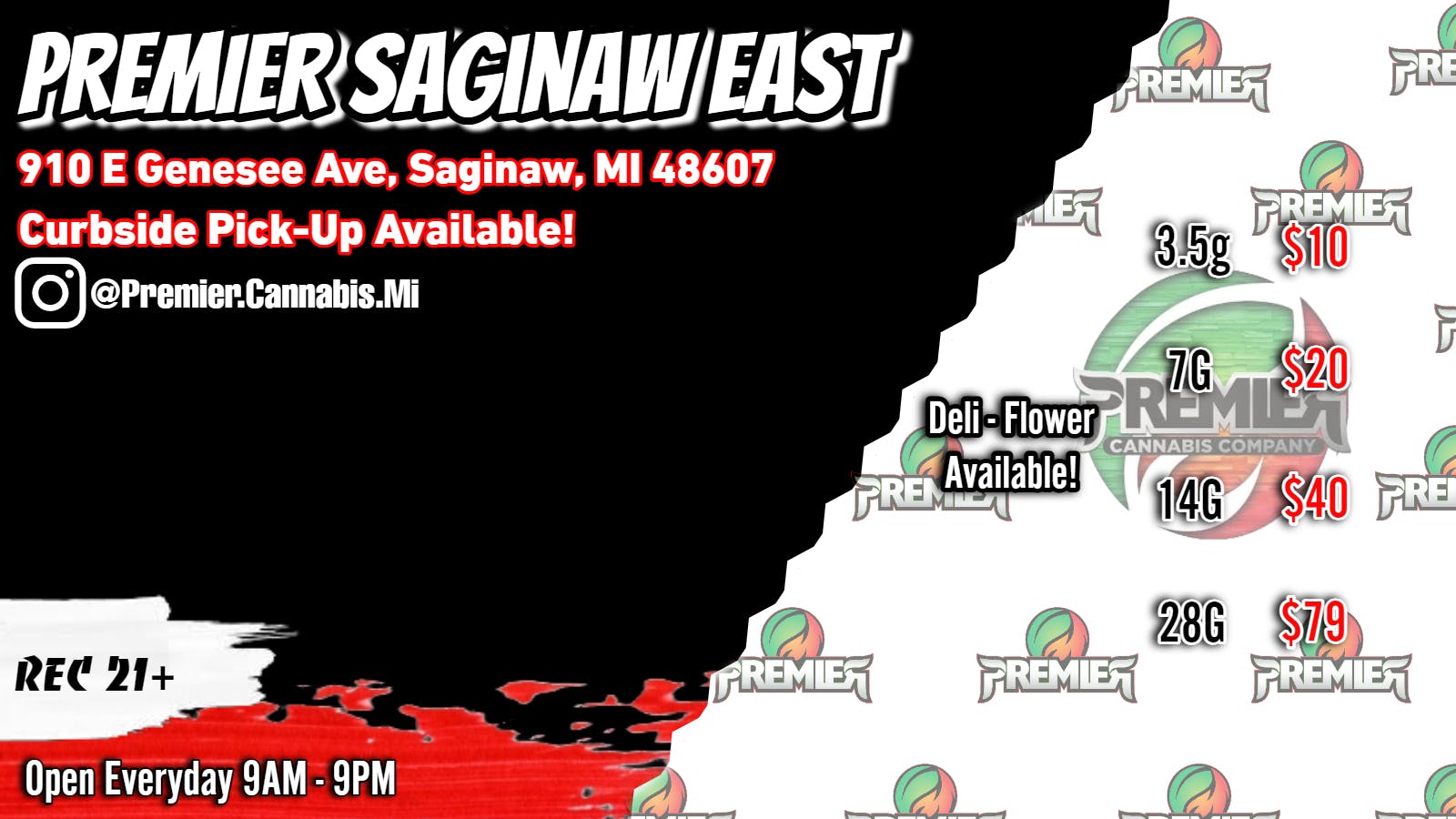 Premier Cannabis Saginaw listing banner