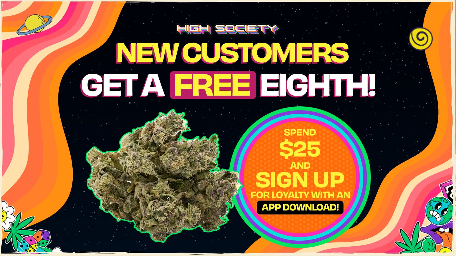High Society listing banner