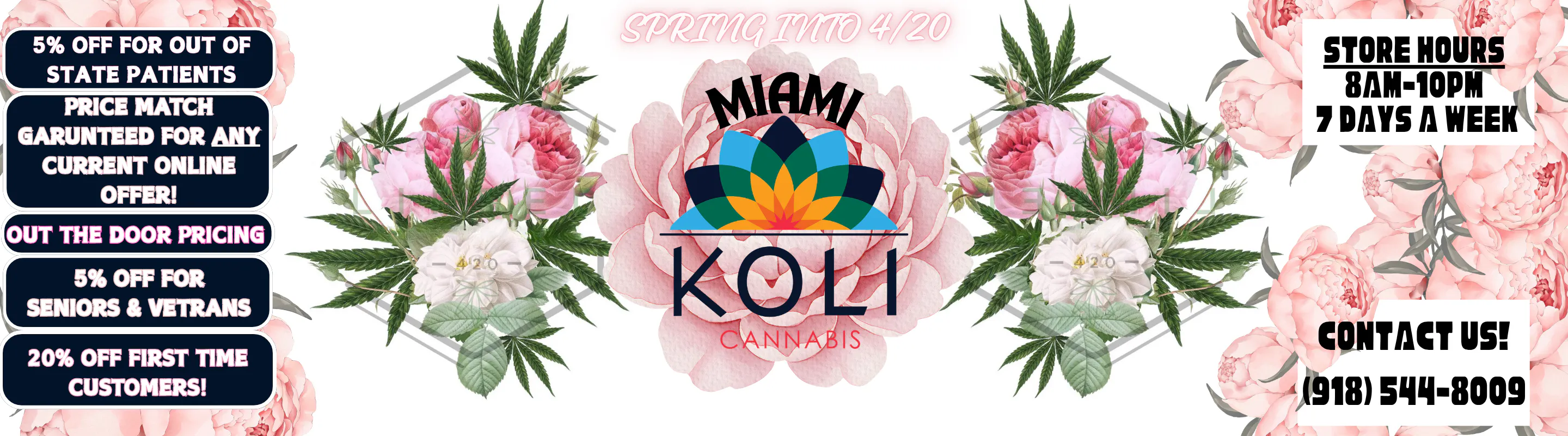Koli Cannabis - Miami - Drive Thru listing banner