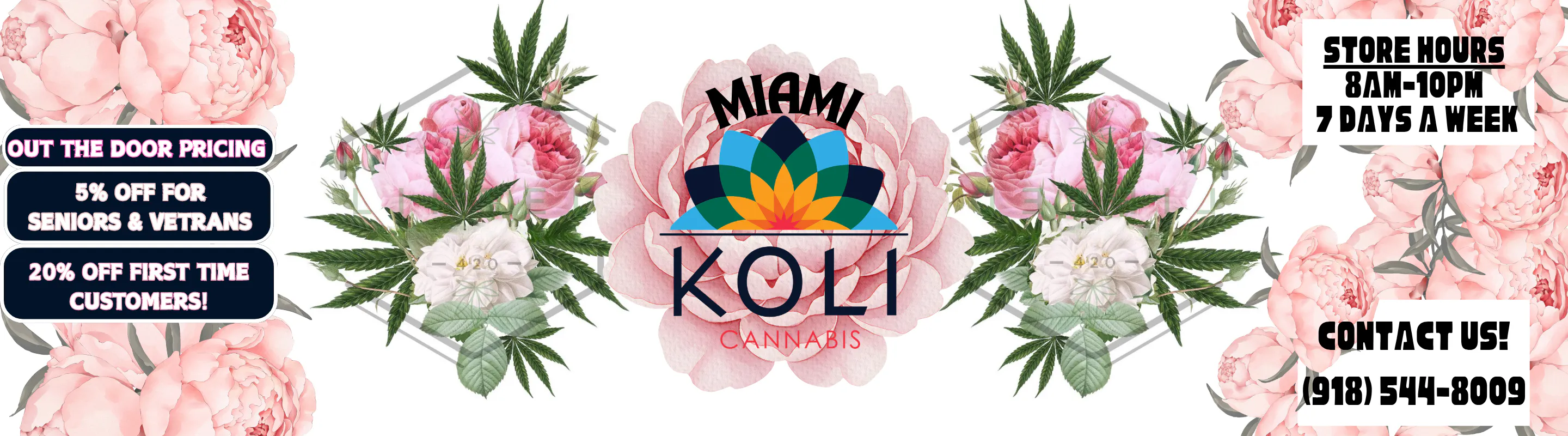 Koli Cannabis - Miami - Drive Thru listing banner