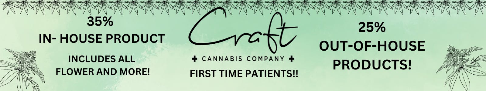 Craft Cannabis Company - Moore listing banner