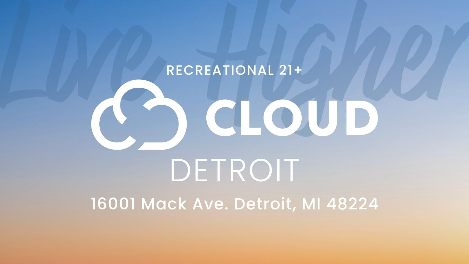 Cloud Cannabis - Detroit - REC 21+ listing banner