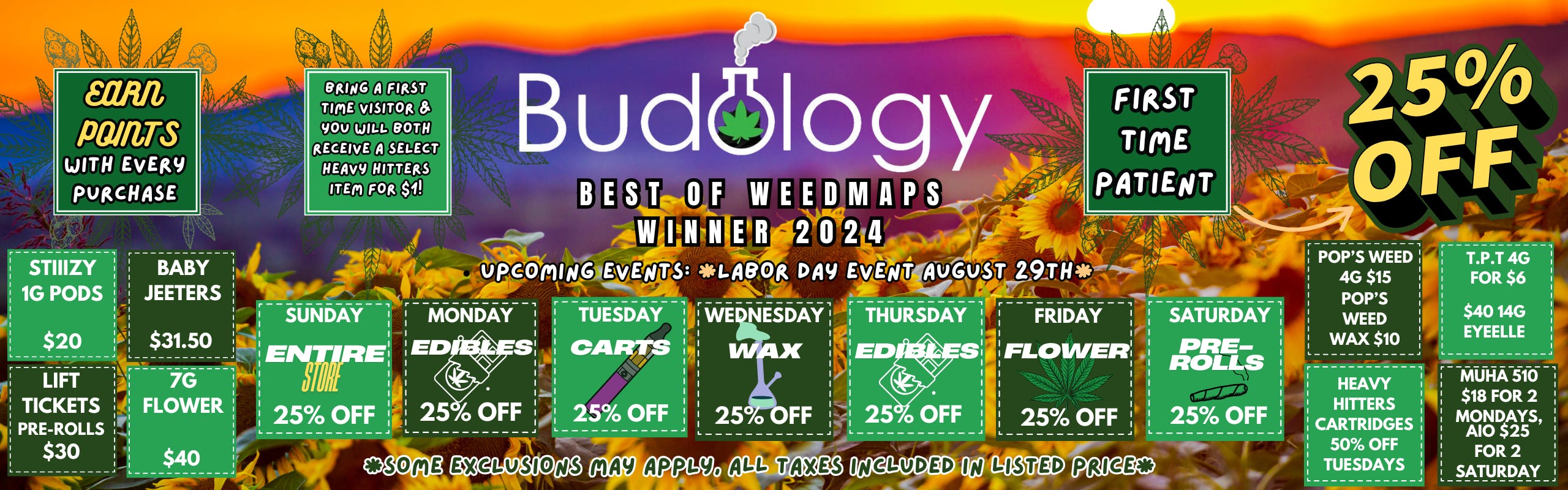 Budology listing banner