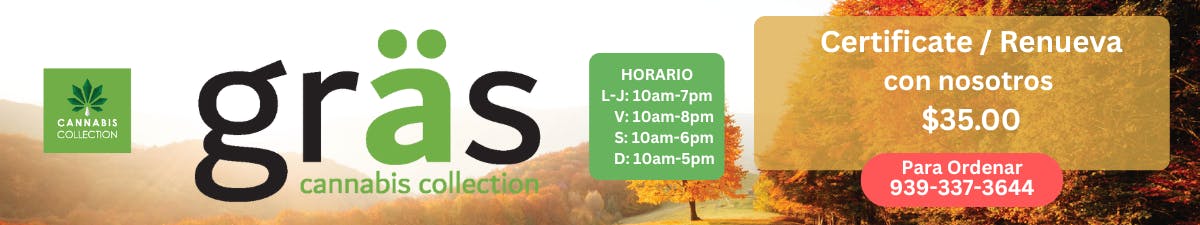 Gräs Cannabis Collection listing banner