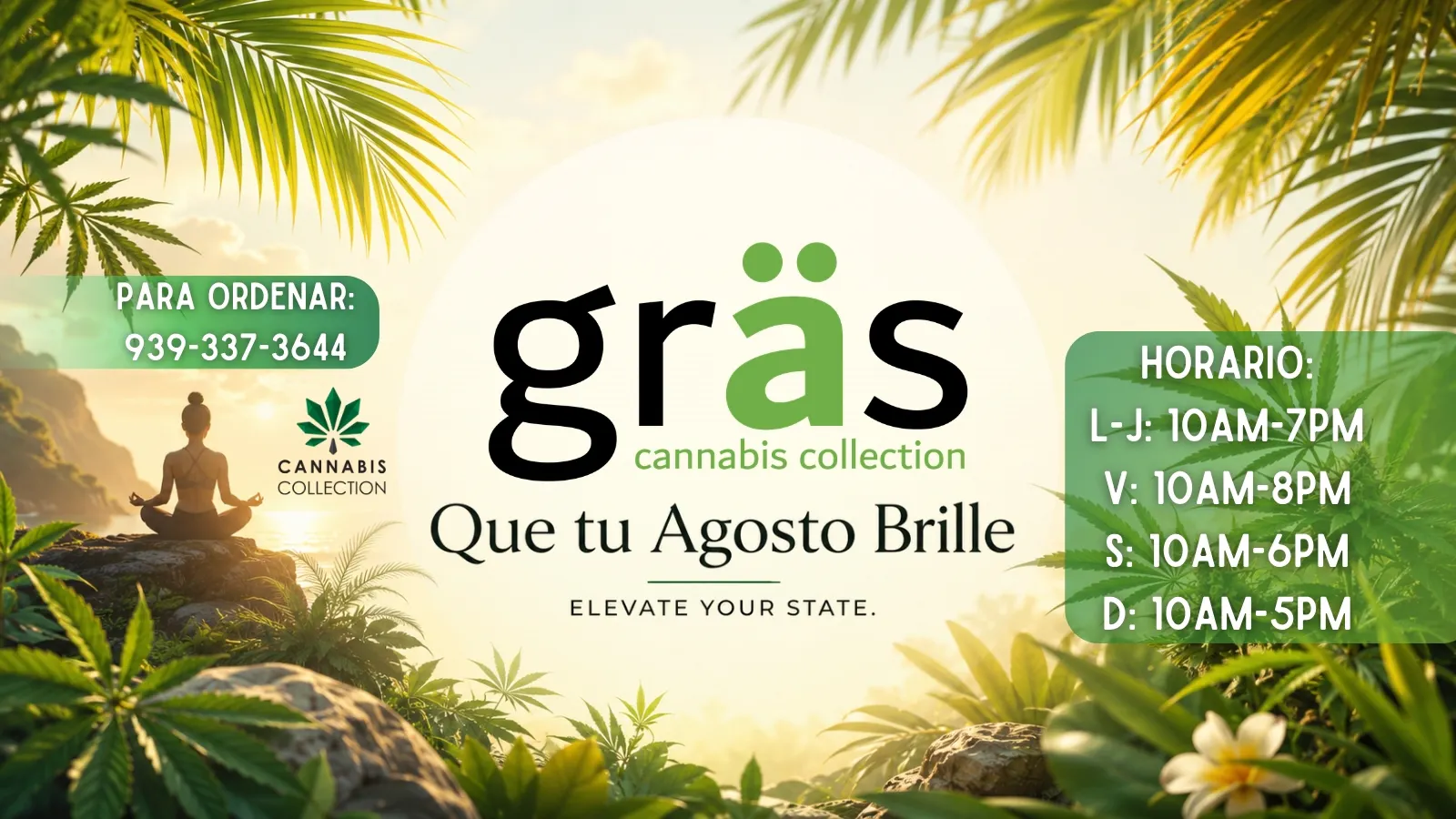 Gräs Cannabis Collection listing banner