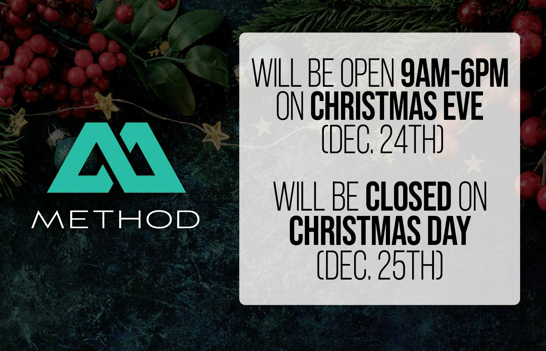 Method listing banner