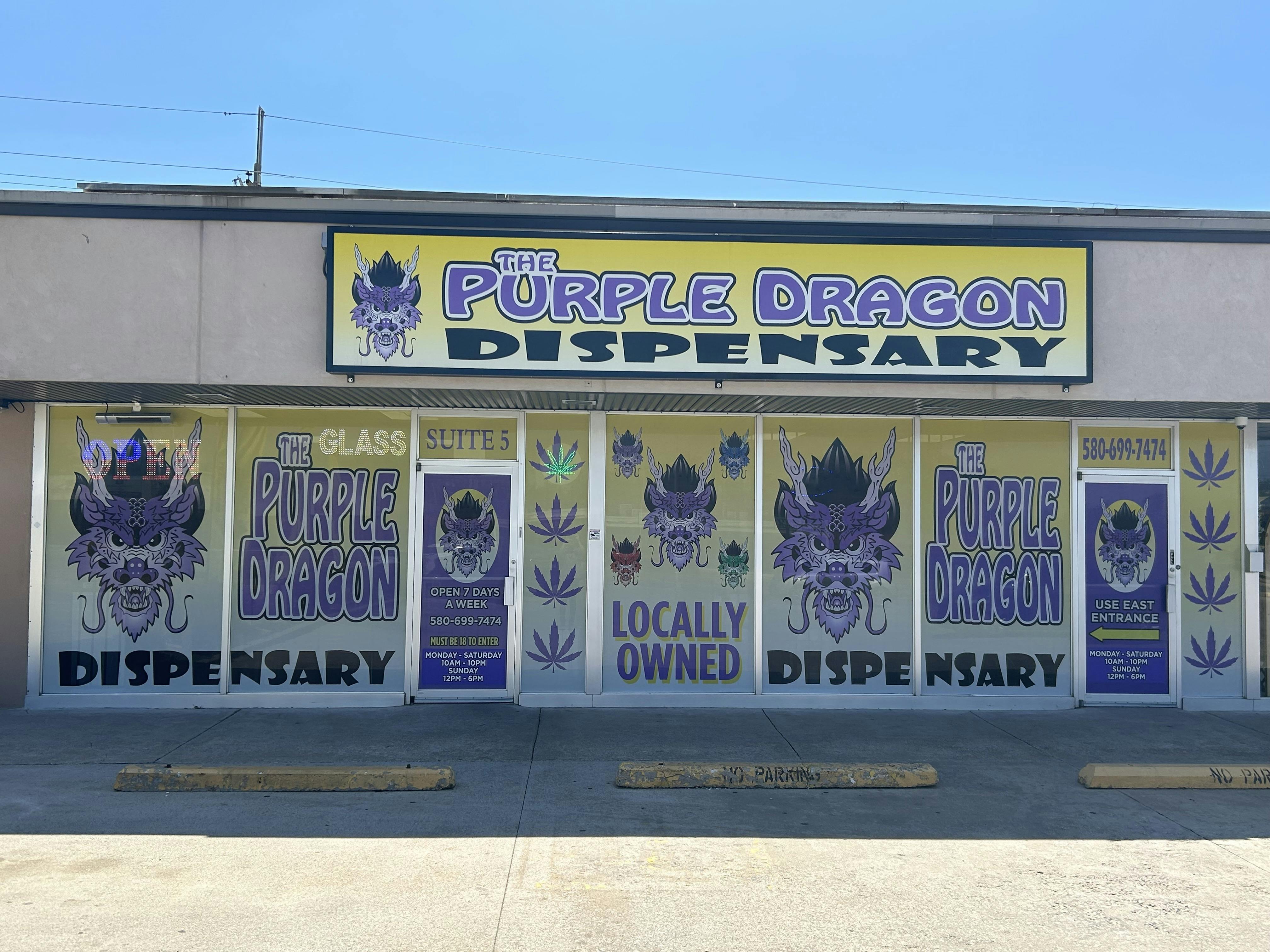 The Purple Dragon listing banner