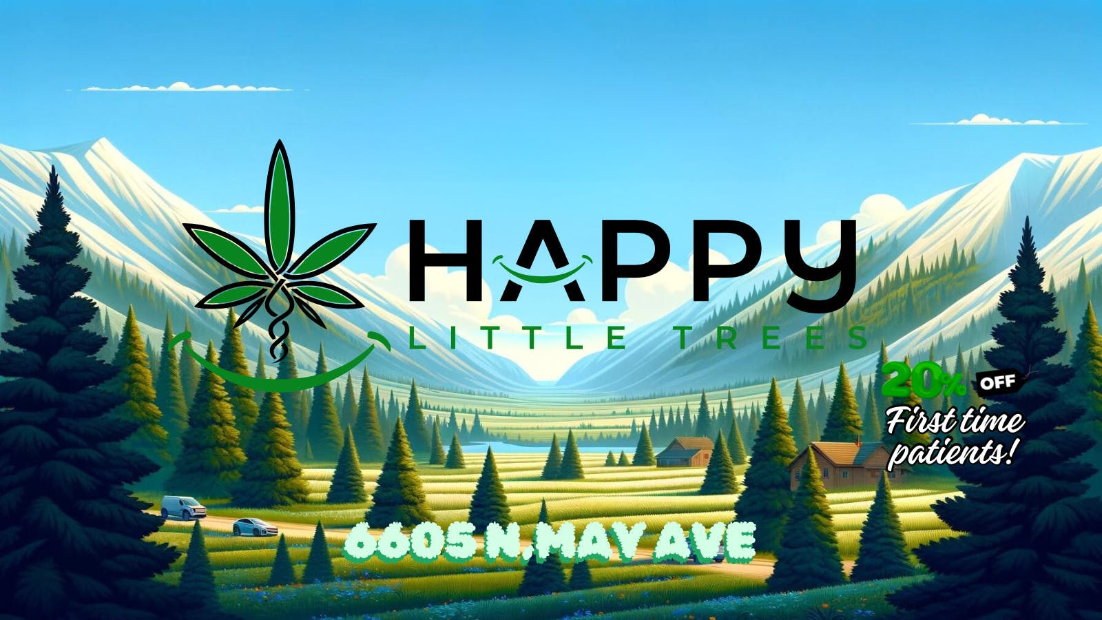 Happy Little Trees listing banner