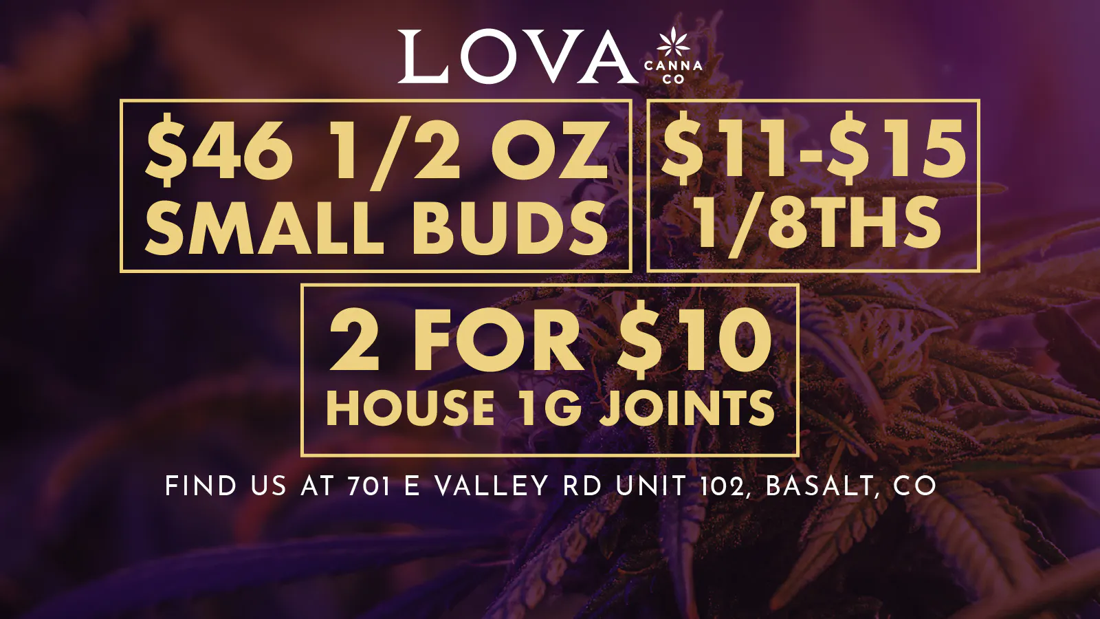 LOVA Durango listing banner