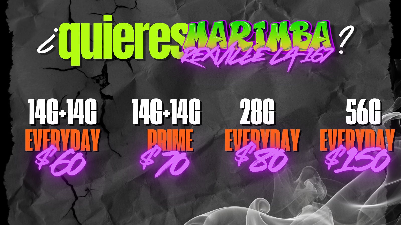 Marimba listing banner