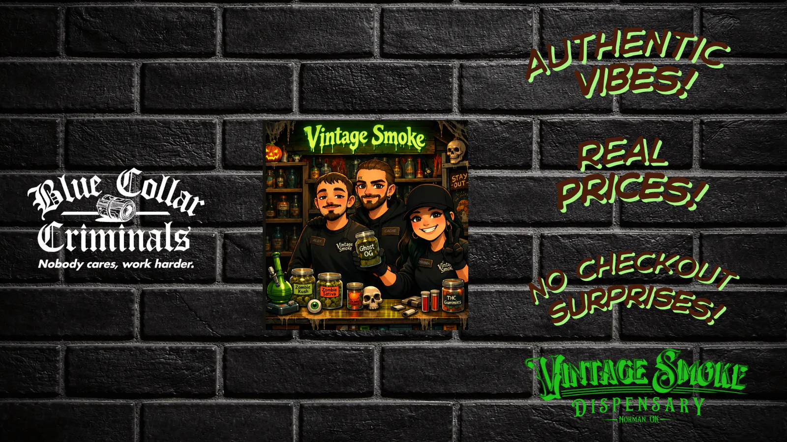 Vintage Smoke Dispensary listing banner