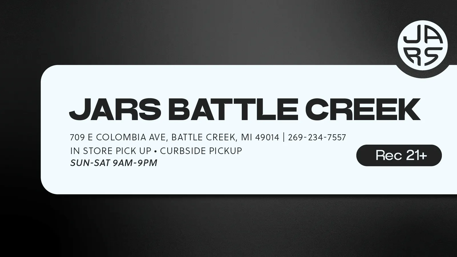 JARS Cannabis - Battle Creek listing banner