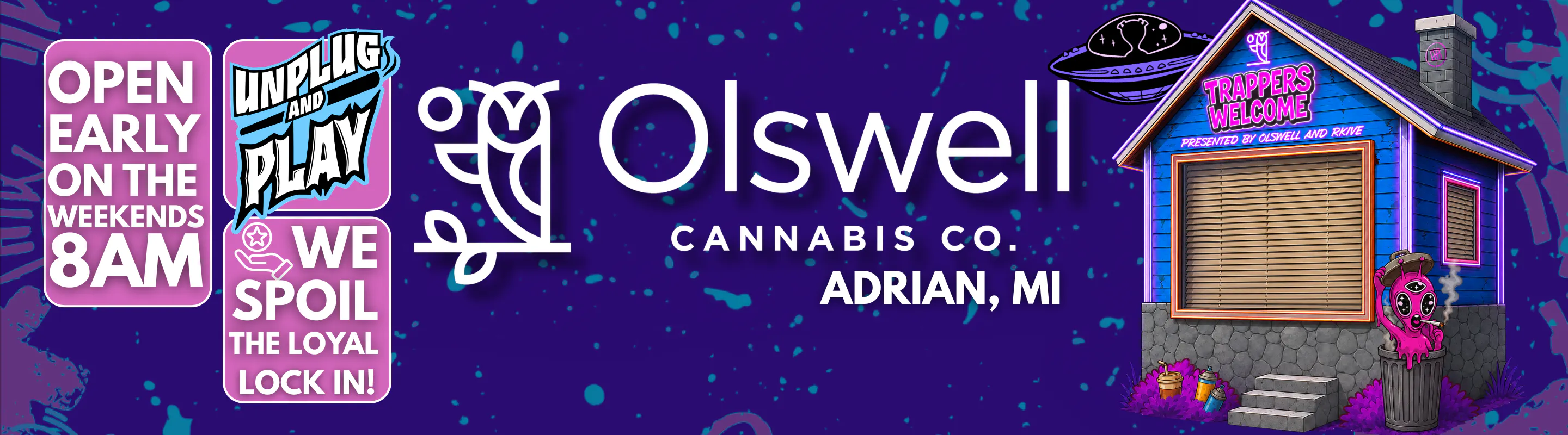 Olswell Cannabis Co listing banner