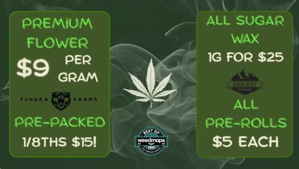 Cold City Cannabis - Anchorage listing banner