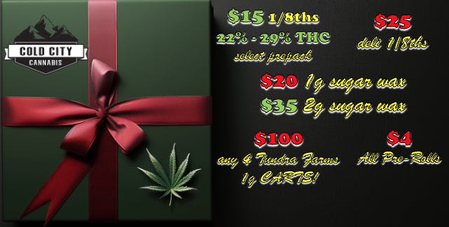 Cold City Cannabis - Anchorage listing banner