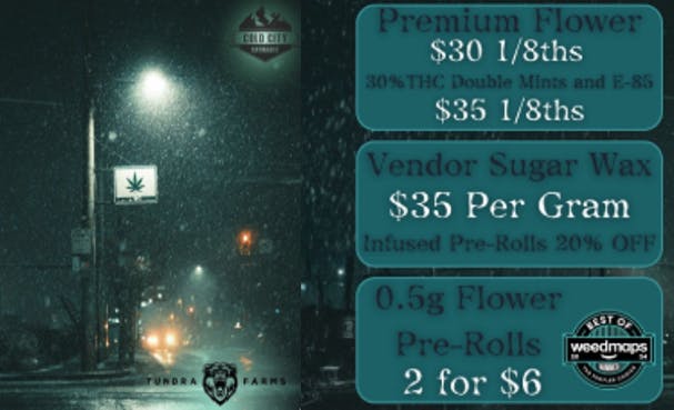 Cold City Cannabis - Anchorage listing banner