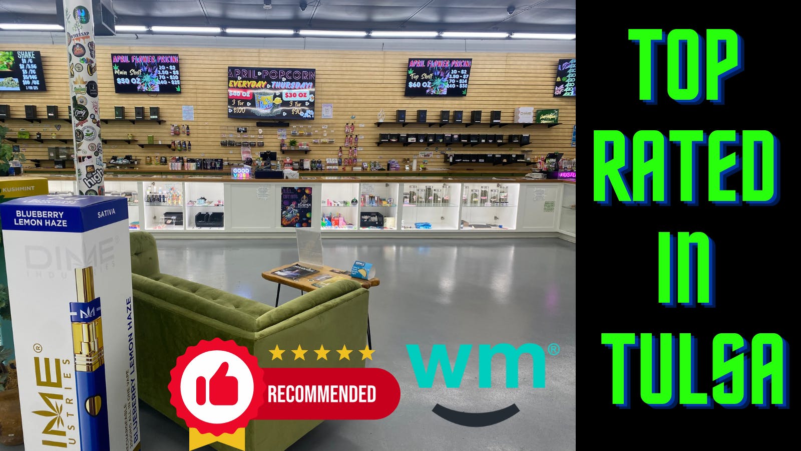 GrassHopper Dispensary listing banner