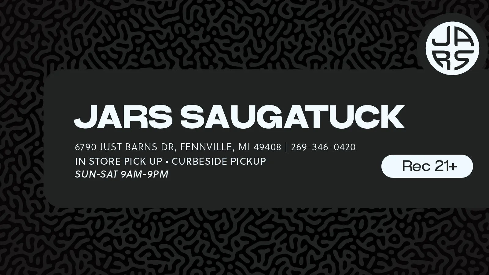 JARS Cannabis - Saugatuck listing banner
