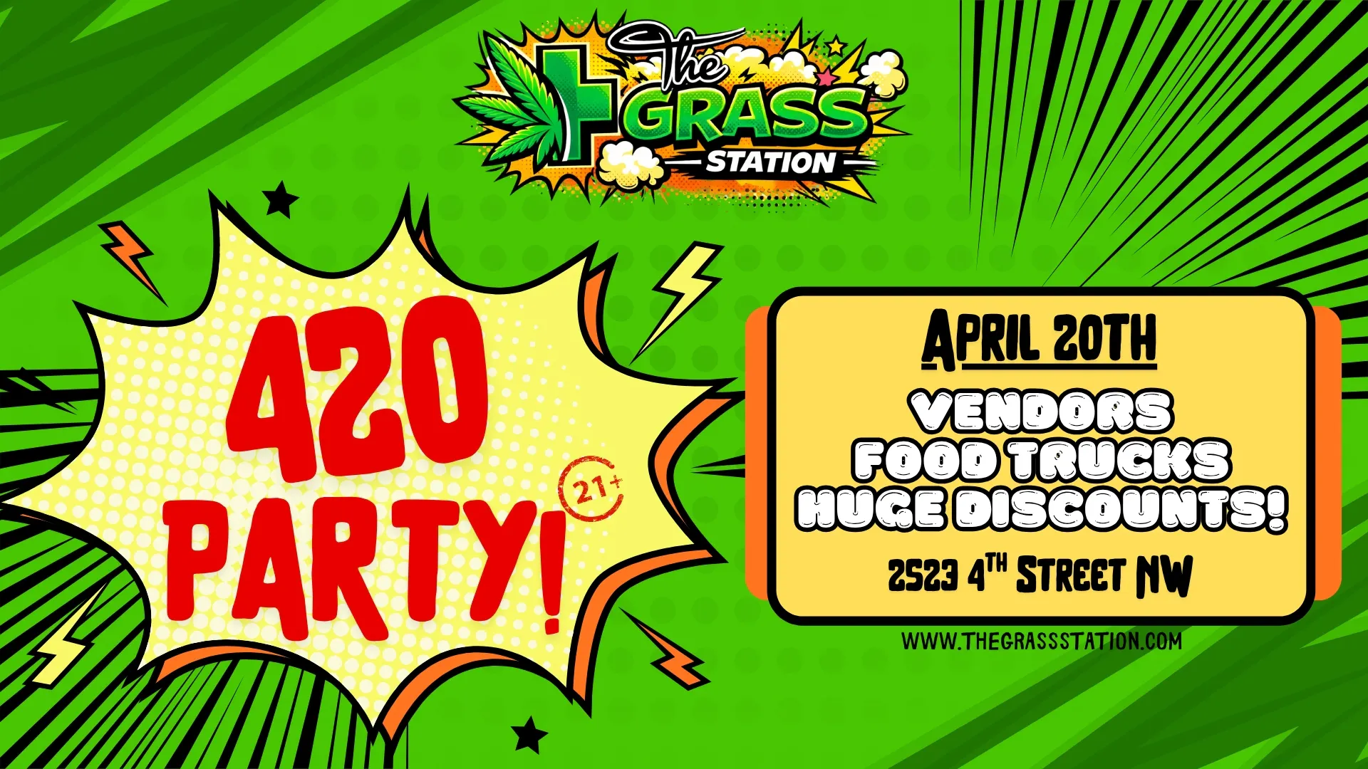 The Grass Station - 4th st listing banner