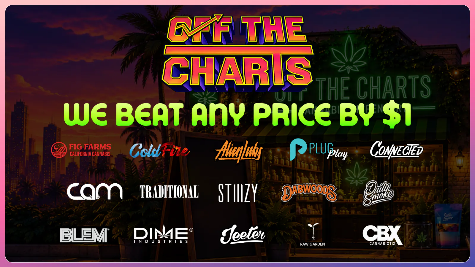 Off the Charts - Sherman Oaks listing banner
