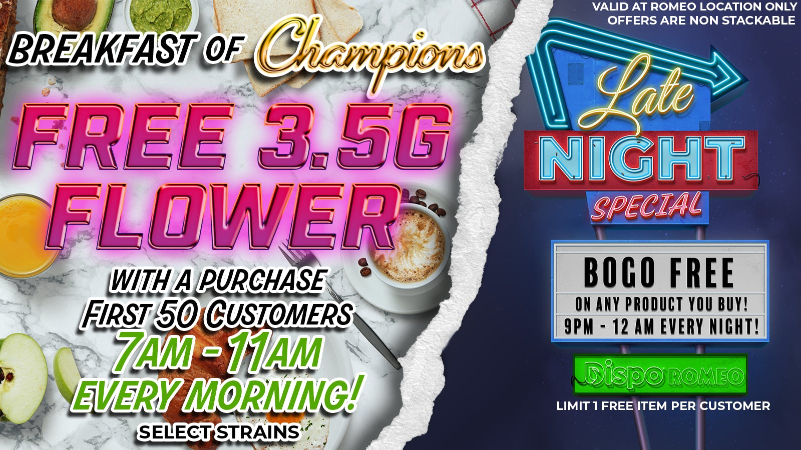 Dispo Romeo listing banner