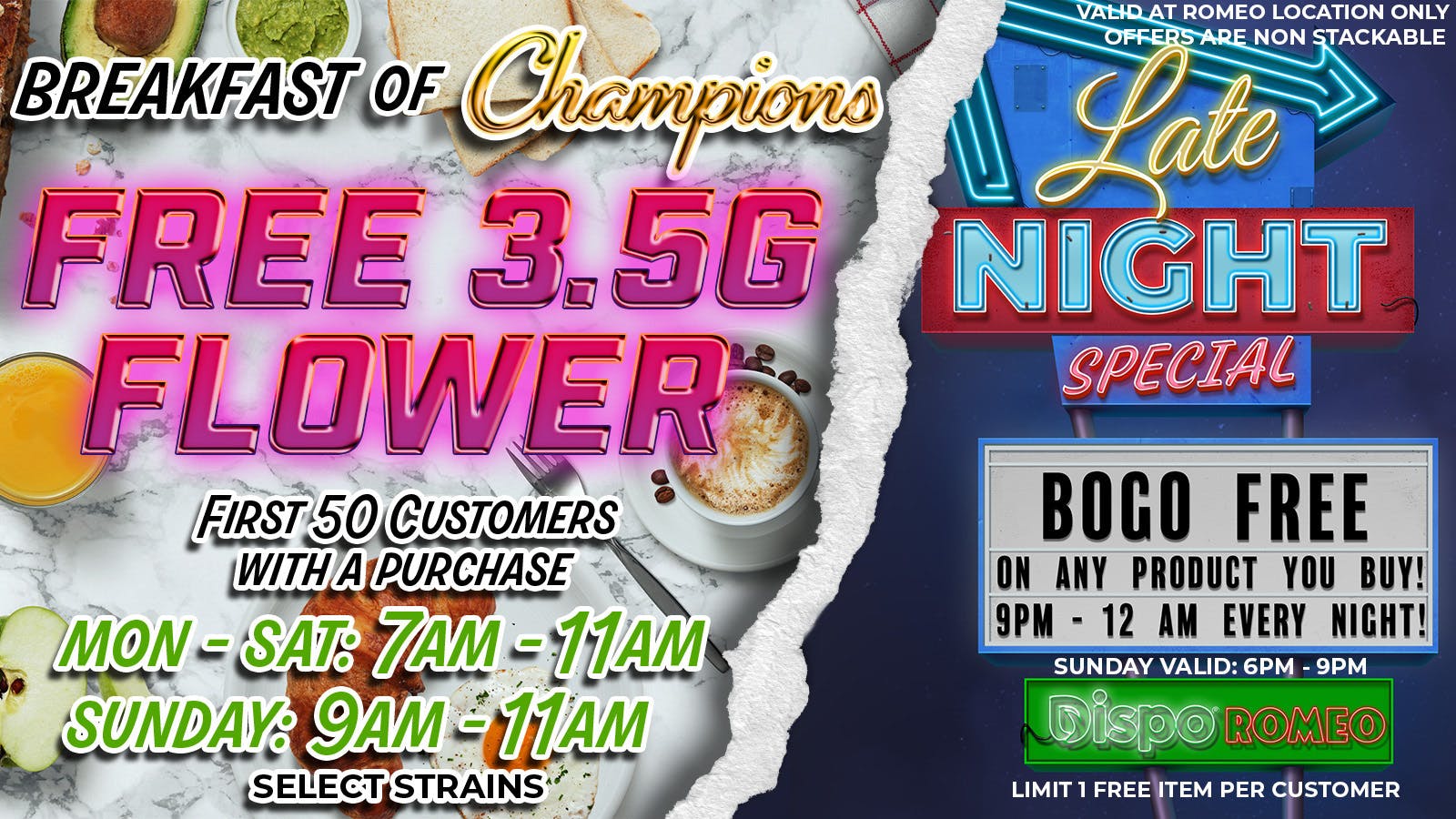 Dispo Romeo listing banner