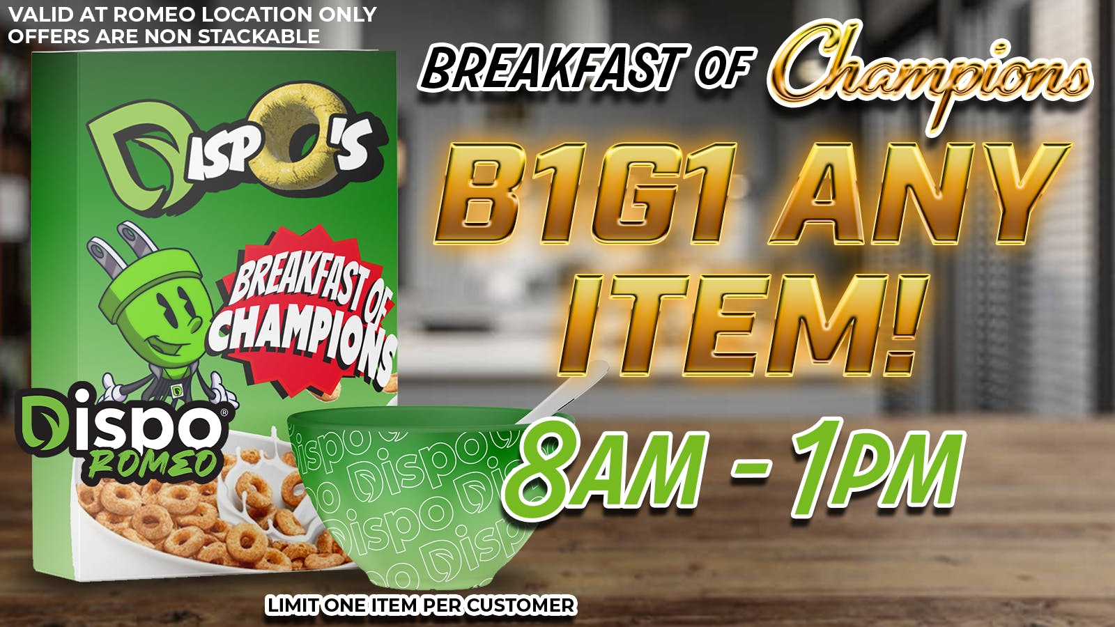 Dispo Romeo listing banner