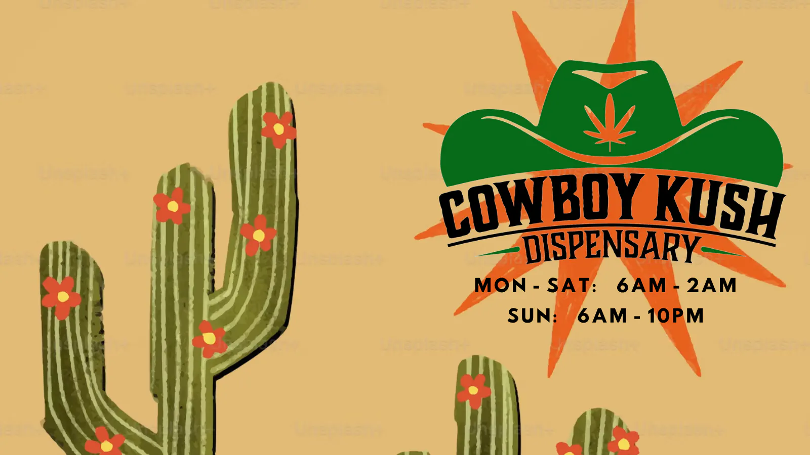 Cowboy Kush Dispensary listing banner